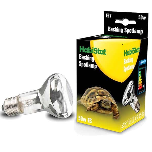 HabiStat Basking Spotlamp Screw 50 Watt 1 HabiStat Basking Spotlamp Screw 50 Watt