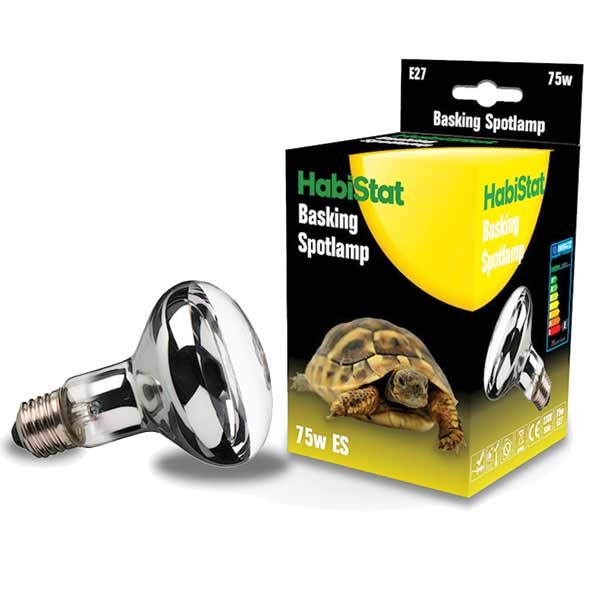 HabiStat Basking Spotlamp Screw 75 Watt 1 HabiStat Basking Spotlamp Screw 75 Watt