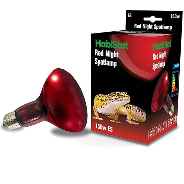 HabiStat Red Night Spotlamp Screw 150 Watt 1 HabiStat Red Night Spotlamp Screw 150 Watt