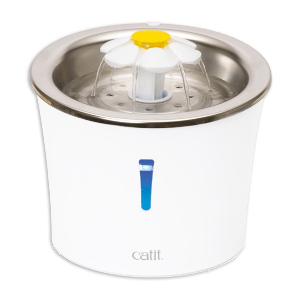 Catit Flower Fountain Stainless Steel 3 Litres 1 Catit Flower Fountain Stainless Steel 3 Litres