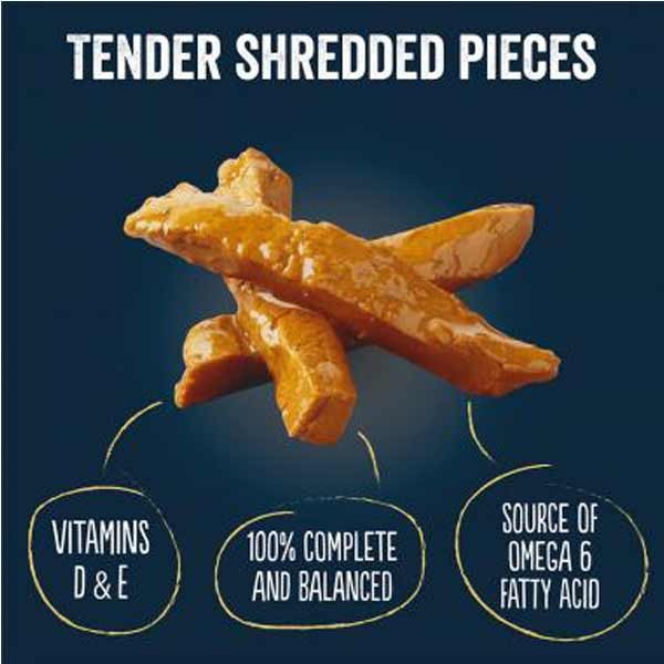 Felix Tasty Shreds Farm Selection Adult 12x80g Wet Cat Food 2 Felix Tasty Shreds Farm Selection Adult 12x80g Wet Cat Food - Image 2