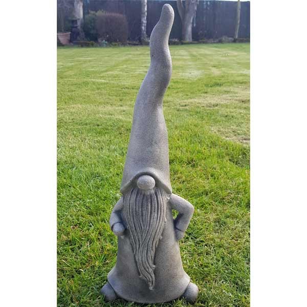 Gonk Wizard Stone Garden Ornament 43cm 1 Gonk Wizard Stone Garden Ornament 43cm