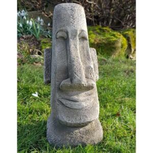 Easter Island Head Stone Garden Ornament (Small) 27cm