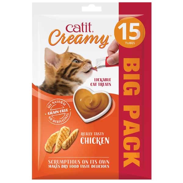 Catit Creamy Chicken 15x10g Cat Treat 1 Catit Creamy Chicken 15x10g Cat Treat
