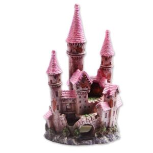 Aqua One Ruined Castle Small 8x7.5x13.5cm Pink