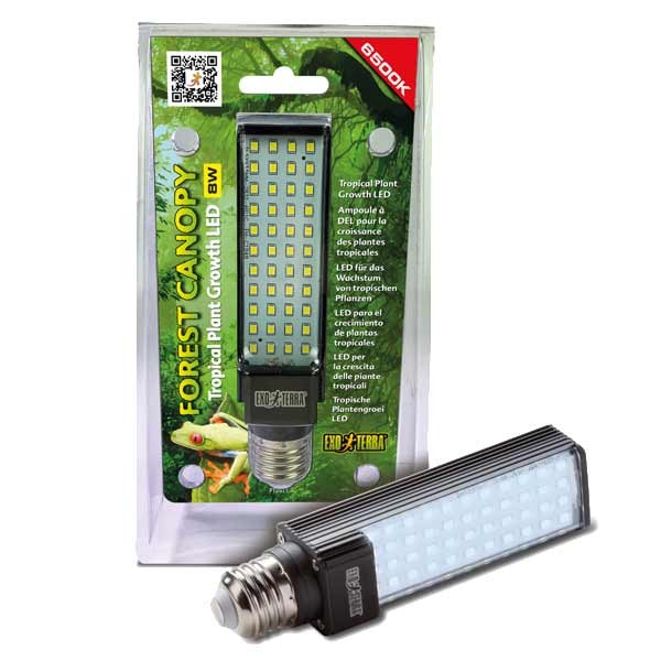 Exo Terra Forest Canopy Tropical Plant Growth LED Light 8w 1 Exo Terra Forest Canopy Tropical Plant Growth LED Light 8w
