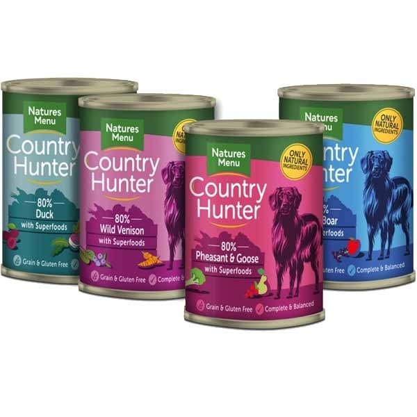 Natures Menu Country Hunter Game Meat Selection Cans Adult 12x400g Wet Dog Food Pouch 1 Natures Menu Country Hunter Game Meat Selection Cans Adult 12x400g Wet Dog Food Pouch