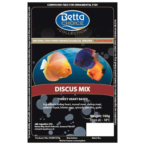 Betta Choice Discus Mix Blister Pack 1 Betta Choice Discus Mix Blister Pack