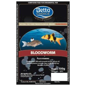 Betta Choice Bloodworm Blister Pack