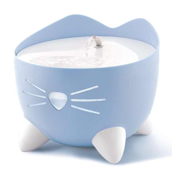 Catit Pixi Fountain Light Blue 1 Catit Pixi Fountain Light Blue
