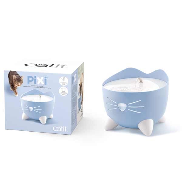 Catit Pixi Fountain Light Blue 2 Catit Pixi Fountain Light Blue - Image 2