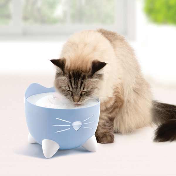 Catit Pixi Fountain Light Blue 5 Catit Pixi Fountain Light Blue - Image 5
