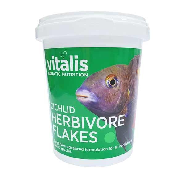 Vitalis Cichlid Herbivore Flakes 90g 1 Vitalis Cichlid Herbivore Flakes 90g