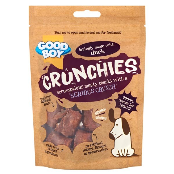 Good Boy Crunchies Duck 60g Dog Treat 1 Good Boy Crunchies Duck 60g Dog Treat
