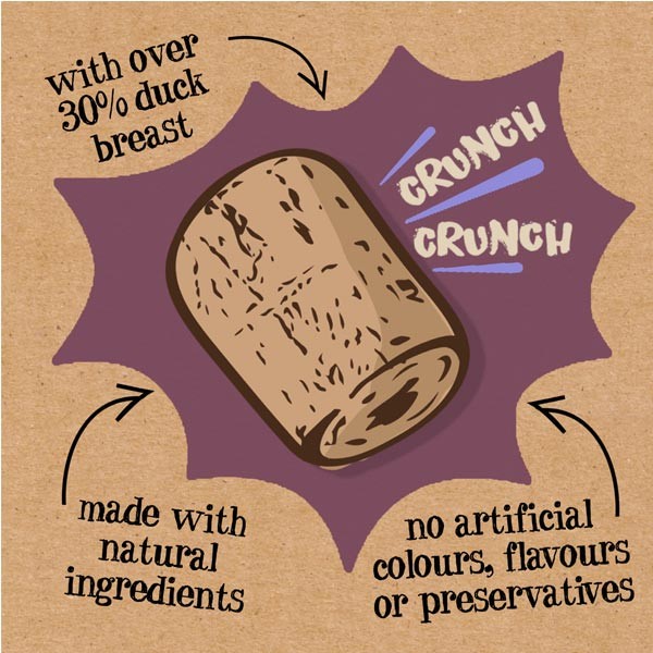 Good Boy Crunchies Duck 60g Dog Treat 2 Good Boy Crunchies Duck 60g Dog Treat - Image 2