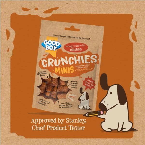 Good Boy Crunchies Mini Chicken 60g Dog Treat 5 Good Boy Crunchies Mini Chicken 60g Dog Treat - Image 5