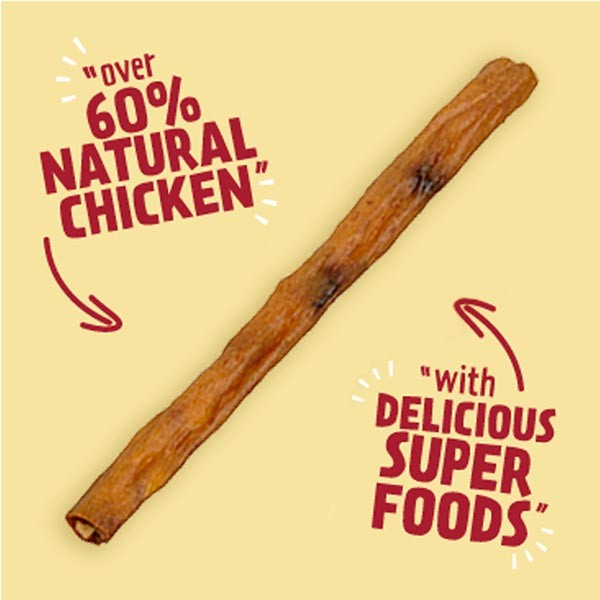 Good Boy Super Licious Chicken With Apple & Cranberry Sticks 100g Dog Treat 2 Good Boy Super Licious Chicken With Apple & Cranberry Sticks 100g Dog Treat - Image 2