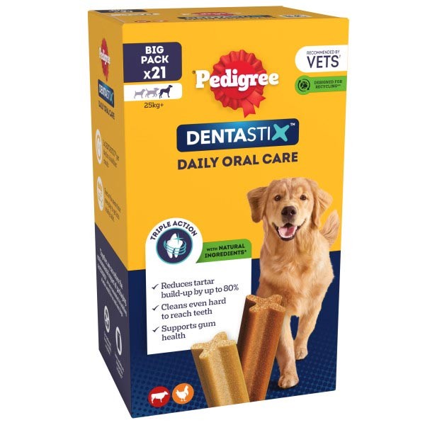 Pedigree Dentastix Daily Adult Large 21 Pack Dog Treat 1 Pedigree Dentastix Daily Adult Large 21 Pack Dog Treat