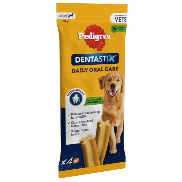 Pedigree Dentastix Daily Adult Large 4 Pack Dog Treat 1 Pedigree Dentastix Daily Adult Large 4 Pack Dog Treat