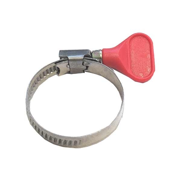 Kockney Koi Tubing clips 1 1/4 Red S/Steel 1 Kockney Koi Tubing clips 1 1/4 Red S/Steel