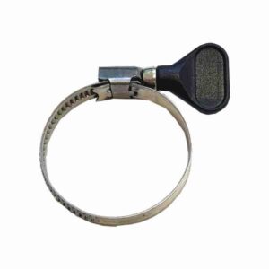 Kockney Koi Tubing clips 1 1/2 Black S/Steel