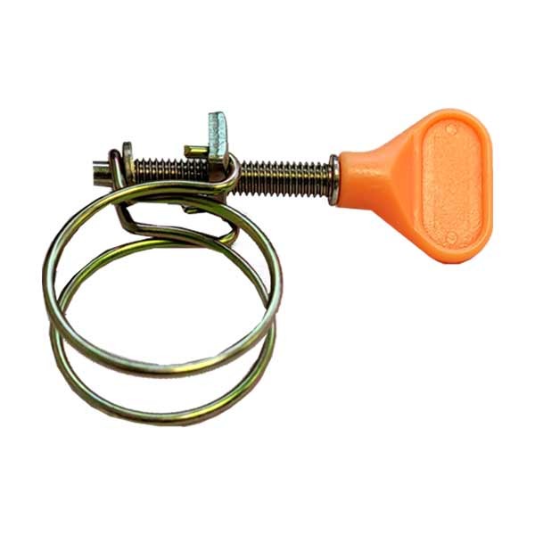 Kockney Koi Tubing clips 1 Orange Double Wire 1 Kockney Koi Tubing clips 1 Orange Double Wire