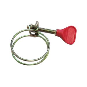 Kockney Koi Tubing clips 1 1/4 Red Double Wire
