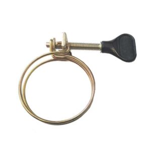 Kockney Koi Tubing clips 1 1/2 Black Double Wire