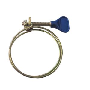 Kockney Koi Tubing clips 2" Blue Double Wire