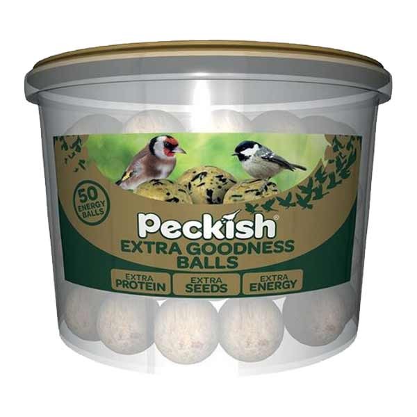 Peckish Extra Goodness Energy Ball 50 Bucket 1 Peckish Extra Goodness Energy Ball 50 Bucket