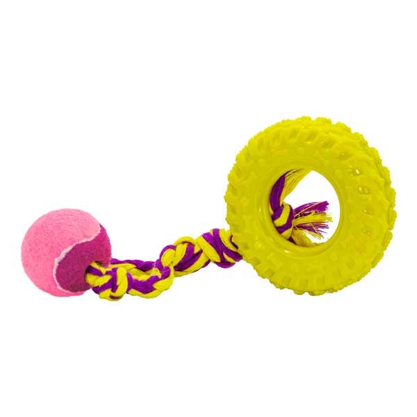TuffsxDog Life Large Fling & Chew Tyre 2 TuffsxDog Life Large Fling & Chew Tyre - Image 2
