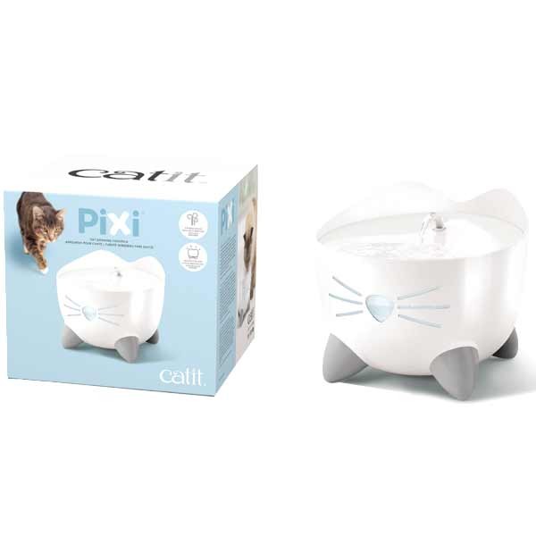 Catit Pixi Fountain White 2 Catit Pixi Fountain White - Image 2