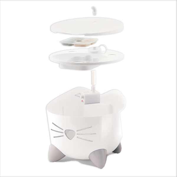 Catit Pixi Fountain White 3 Catit Pixi Fountain White - Image 3