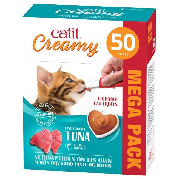 Catit Creamy Tuna Mega Pack 50x10g Cat Treat 1 Catit Creamy Tuna Mega Pack 50x10g Cat Treat
