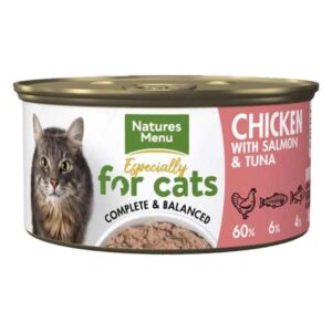 Natures Menu Chicken Salmon & Tuna Adult 1x85g Wet Cat Food