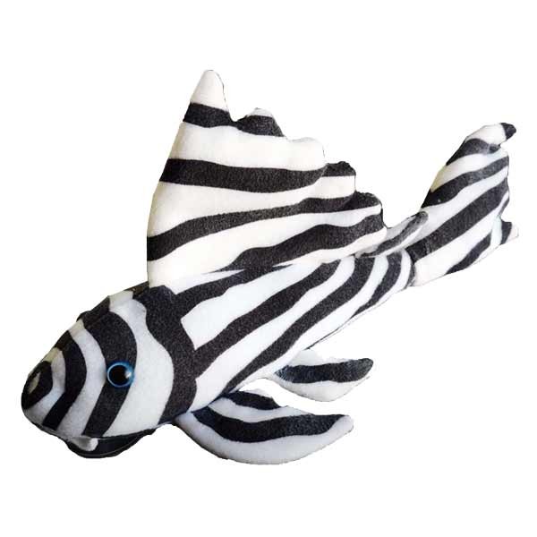 Ceramic Nature Zebra Pleco Plush