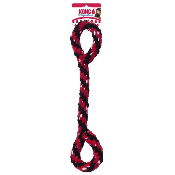 KONG Signature Rope Double Tug Large Dog Toy 1 KONG Signature Rope Double Tug Large Dog Toy