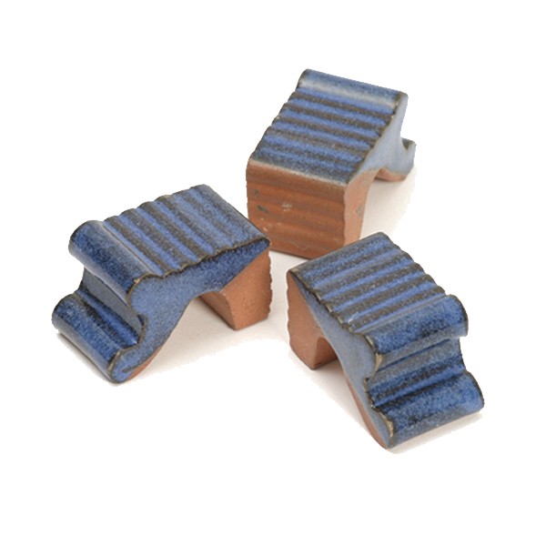 Glazed Blue Pot Feet Small 3 Pack 1 Glazed Blue Pot Feet Small 3 Pack