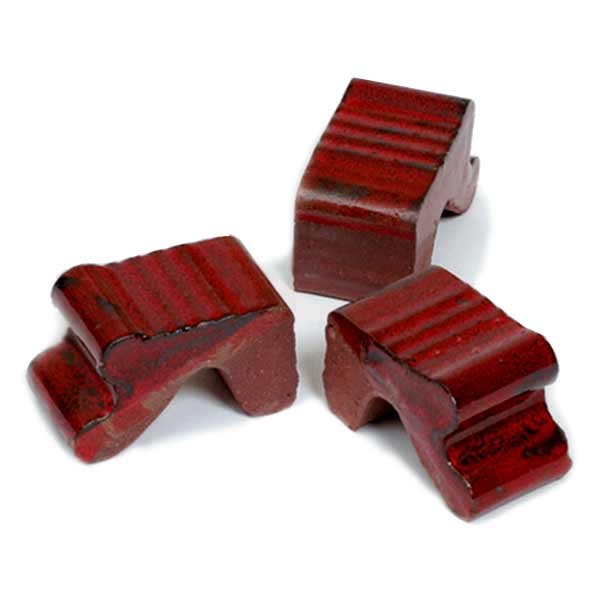 Glazed Raspberry Pot Feet Small 3 Pack 1 Glazed Raspberry Pot Feet Small 3 Pack