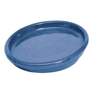 Glazed Blue Saucer 22cm Single