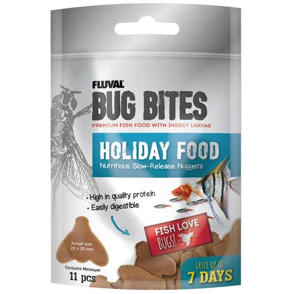 Fluval Bug Bites Holiday Food Slow-Release Nuggets 20g 1 Fluval Bug Bites Holiday Food Slow-Release Nuggets 20g