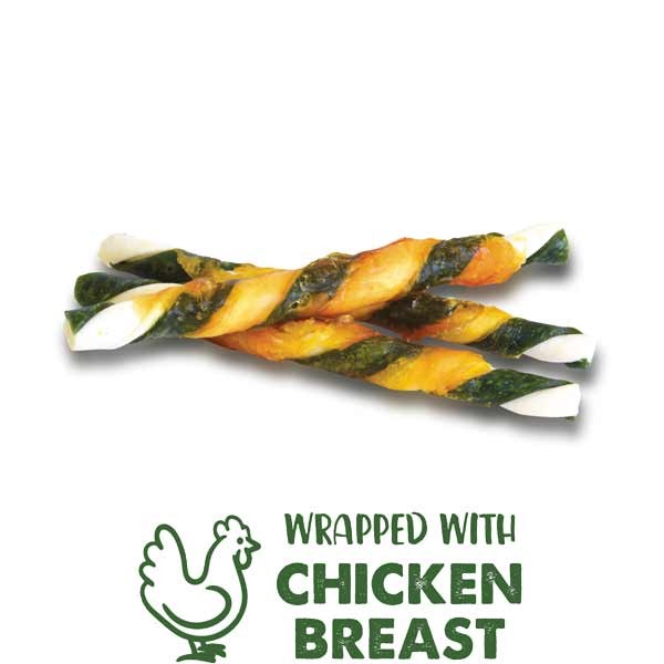 Zeus Better Bones Lamb & Mint Wrapped Twists 27 Pack Dog Treat 2 Zeus Better Bones Lamb & Mint Wrapped Twists 27 Pack Dog Treat - Image 2