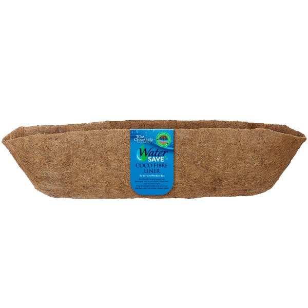 Tom Chambers WaterSave Coco Fibre Liner for 110cm Window Box 1 Tom Chambers WaterSave Coco Fibre Liner for 110cm Window Box