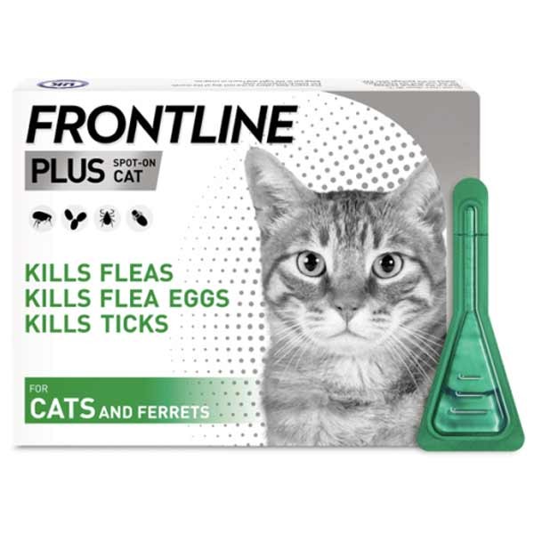 Frontline Plus Flea & Tick Treatment for Cats 1 Pipette 2 Frontline Plus Flea & Tick Treatment for Cats 1 Pipette - Image 2