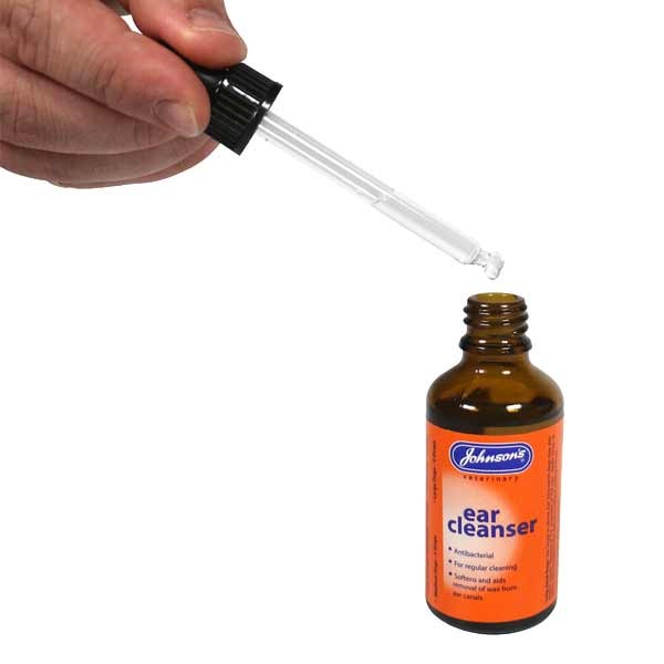 Johnson's Ear Cleanser for Cats & Dogs 50ml 2 Johnson's Ear Cleanser for Cats & Dogs 50ml - Image 2