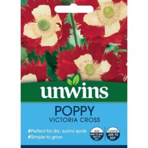 Unwins Poppy Victoria Cross Seeds