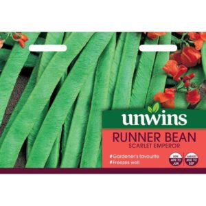 Unwins Runner Bean Scarlet Emperor Seeds