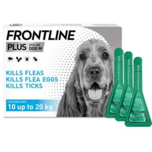 Frontline Plus Flea & Tick Treatment for Medium Dogs 3 Pipette