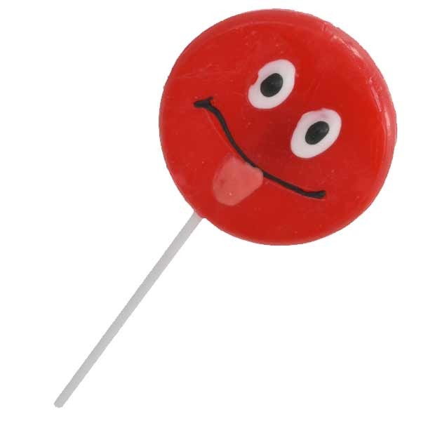 McAdams Assorted Smiley Rock Wheel Lolly 75g