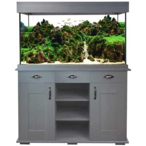 Fluval Shaker 345 Litres Slate Grey Aquarium & Cabinet
